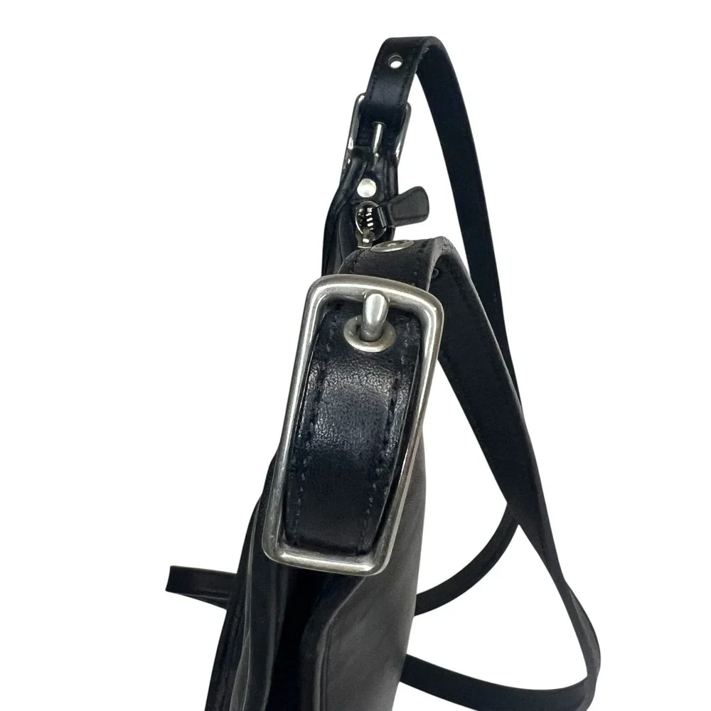 Vintage Coach Janice Legacy Black Leather Mini Crossbody 2003‎ 6610 Adjustable